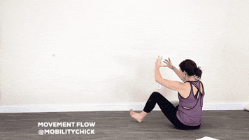 mobilitychick yoga training flow drill GIF