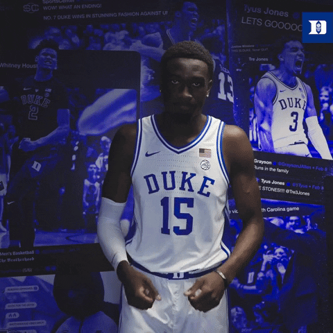 Flexing Duke University GIF by Duke Men's Basketball