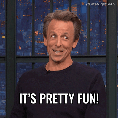 Happy Late Night GIF by Late Night with Seth Meyers