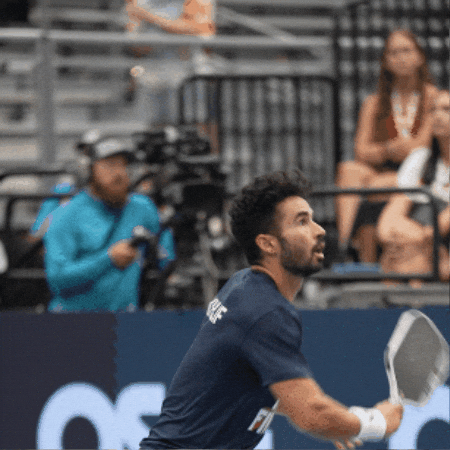 Reach For It Go Up GIF by NJ 5s | Major League Pickleball