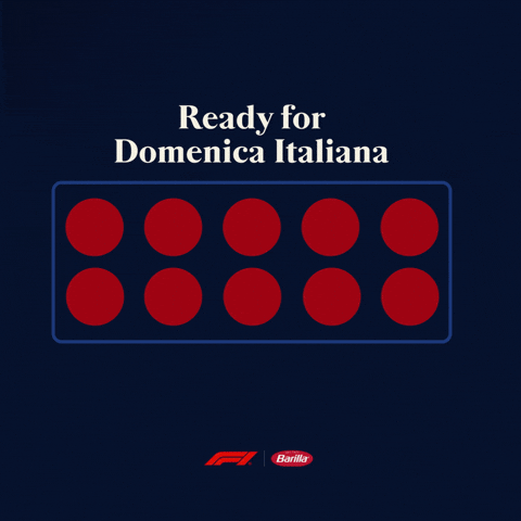 Warm Up F1 GIF by Barilla