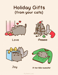 holiday cat gif