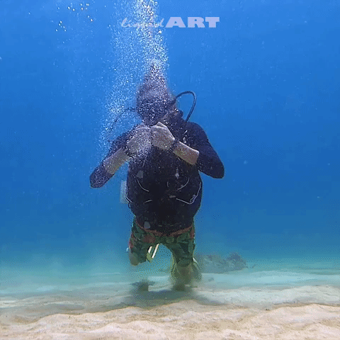 liquidART dab underwater scuba liquidart GIF