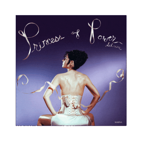 Princess Of Power Pop Sticker by MARINA