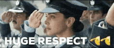 Respect Salute GIF by Fighter Gifs