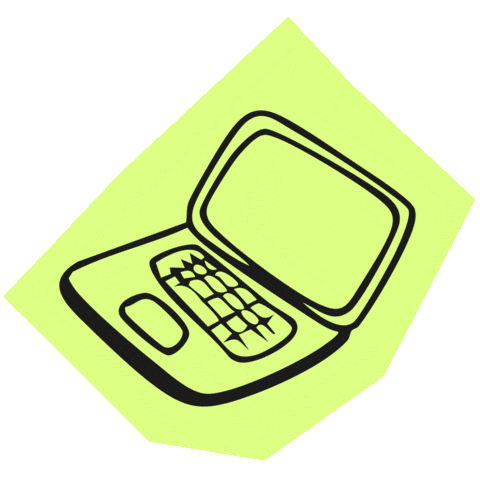 Laptop Sticker by EMSYSTUDIO