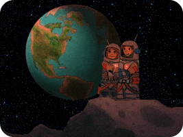 Science Fiction Love GIF by The Daily Doodles