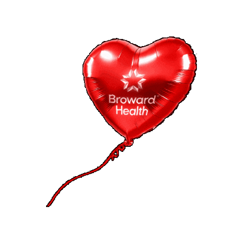 Heart Balloon Sticker by Broward Health
