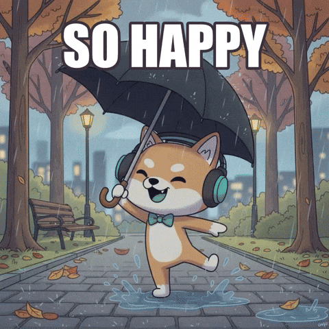 Happy Rainy Day GIF by WUFFI