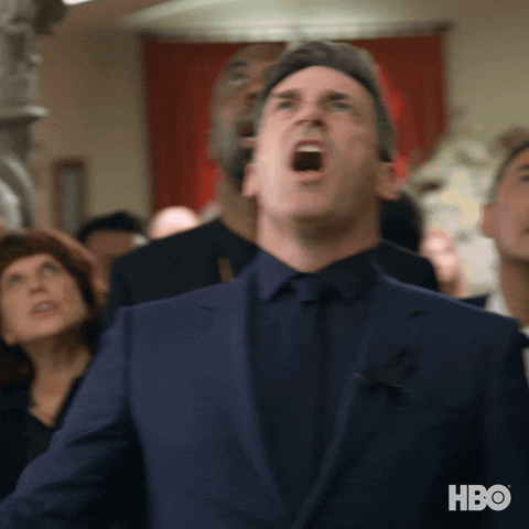 Yelling Season 11 GIF by Curb Your Enthusiasm