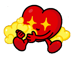 Heart Love Sticker by Kurt Wu