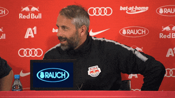 marco rose laugh GIF by FC Red Bull Salzburg