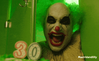 Clown 30S GIF by Astrid and Lilly Save The World