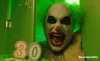 Clown 30S GIF by Astrid and Lilly Save The World