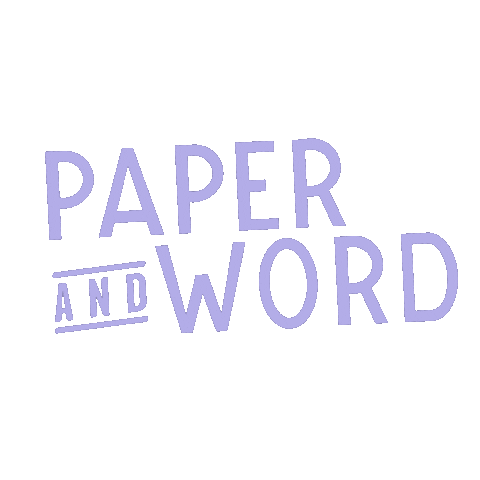 Paper and Word Sticker