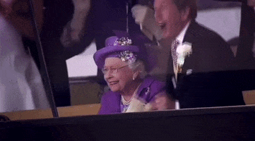 Happy Queen Elizabeth Ii GIF by GIPHY News