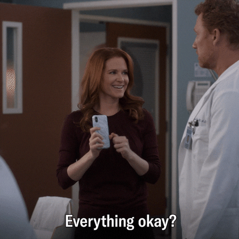 Are We Good Greys Anatomy GIF by ABC Network