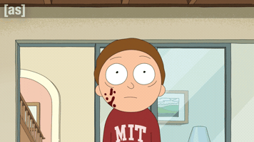 Rick And Morty Blood GIF by Adult Swim