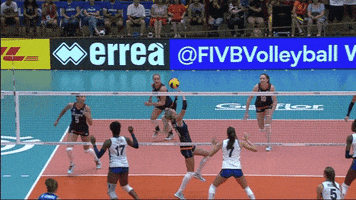 Happy Jump GIF by Volleyball World