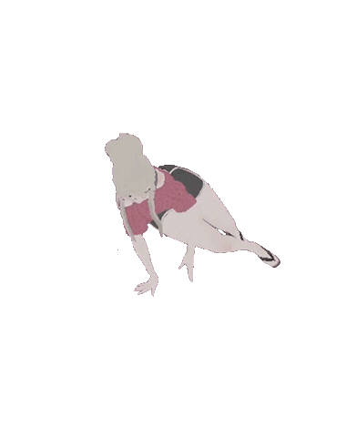 Jin Anime Girl Sticker