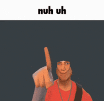 Nuh Uh GIF by Oneudu