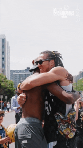 National Basketball Association Hug GIF by Denver Nuggets