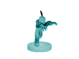 3D Zombie Sticker