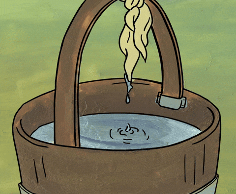 Giphy - Water Dripping GIF by Leah Dubuc