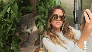 khloe kardashian selfie GIF