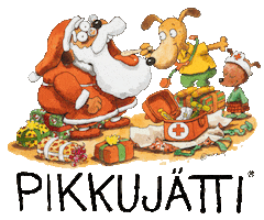 Joulu Joulupukki Sticker by Pikkujätti lasten ja nuorten lääkäriasema