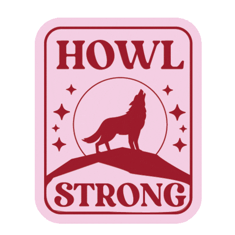 University Wolfpack Sticker by AUK