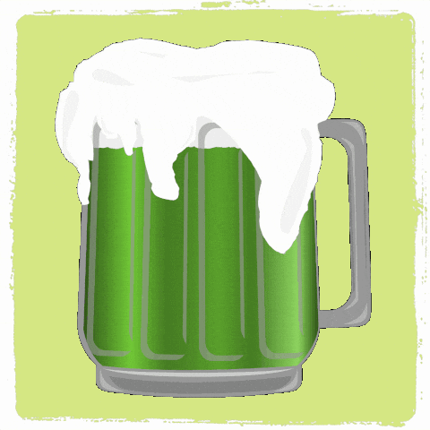 Saint Patrick Cheers GIF