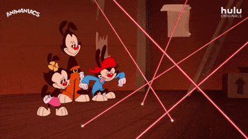 Jumping Pinky And The Brain GIF by HULU