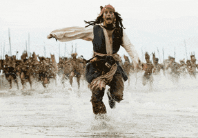 Captain Jack Sparrow Run GIFs - Find & Share on GIPHY