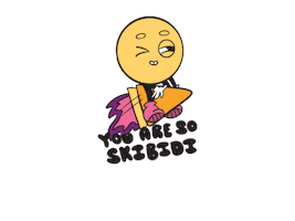 Rocket Skibidi Sticker by Sun Lolly