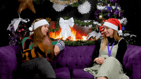 Best Friends Christmas GIF by Sleeping Giant Media - Find & Share on GIPHY