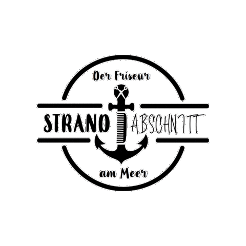 Friseur StrandABSCHNITT Sticker
