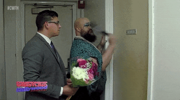 Knock Knock GIF by United Wrestling Network