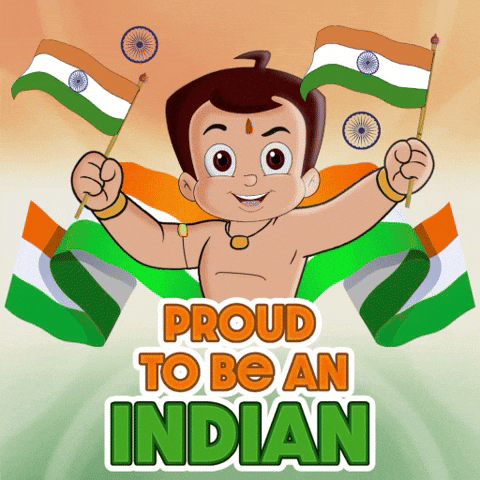Independence Day GIF by Chhota Bheem