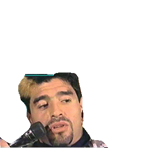 Gif Artist Maradona Sticker by Vengan De a Uno