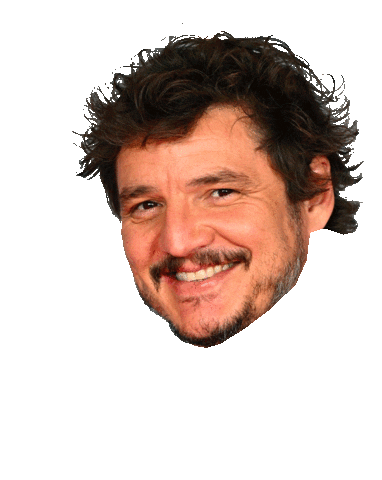 Pedro Pascal Love Sticker by Anne Horel