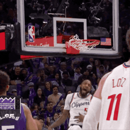 Derrick Jones Jr Celebration GIF by LA Clippers