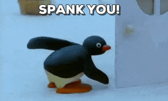 Spanks Thank You GIF by chuber channel