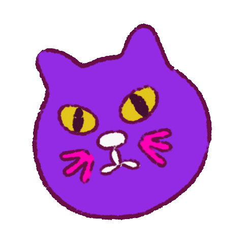 Cat Halloween Sticker by Katie Jones