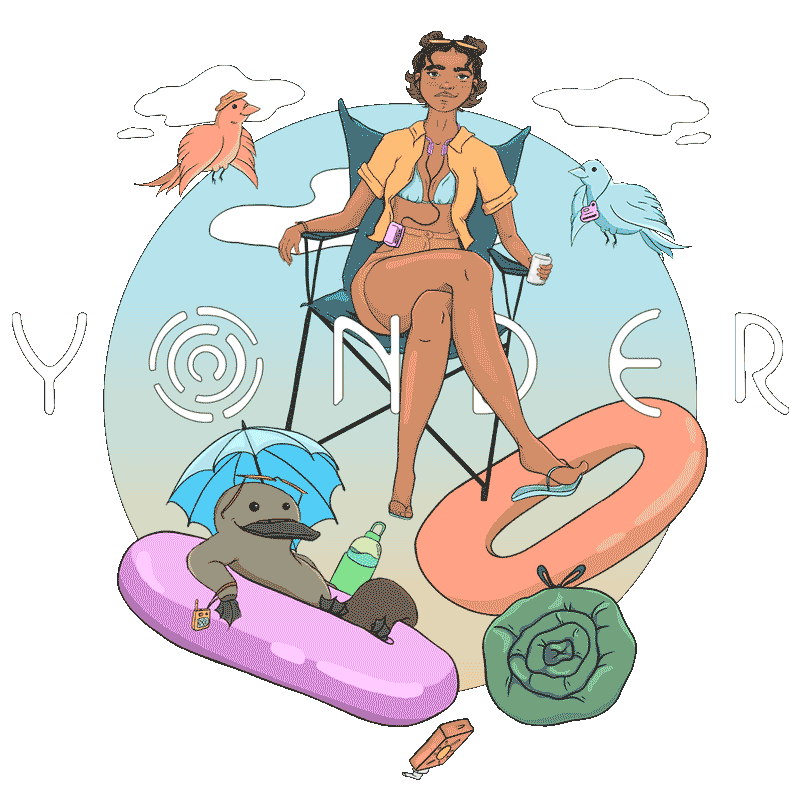yonderfestival Sticker