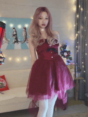 Merry Christmas Girl GIF
