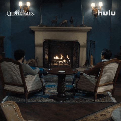Tv Show Fireplace GIF by HULU