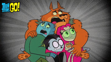 Scared Teen Titans GIF by Cartoon Network