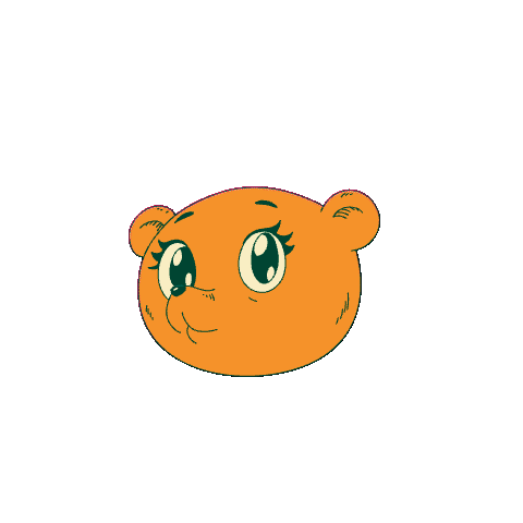 Wink Bear Sticker by ActapusB