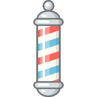 DogsBarber Sticker
